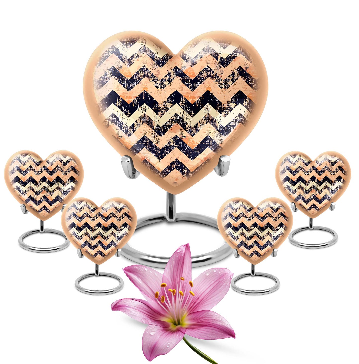 Personalized Artistic Cremation Urn for Adult Male - 10-inch, 200 cu in - Yatskia