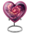 Galaxy Funeral Urn For Dad And Mom - Red Funeral Urn For Ashes