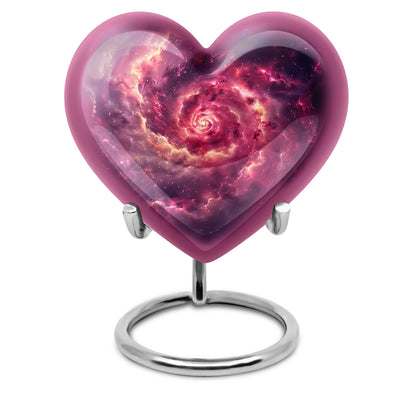 Personalized Galaxy Cremation Urn for Dad - 10-inch, 200 cu in - Yatskia