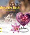 Galaxy Urn in heart design