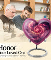 Galaxy Urn in heart design