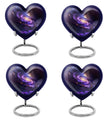 Purple Galaxy Memorial Urn For Funeral - Vast Galaxy Urn For Ashes