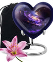 Galaxy Urn, heart-shaped