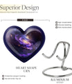 Galaxy Urn, heart-shaped