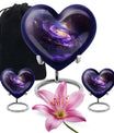 Galaxy Urn, heart-shaped