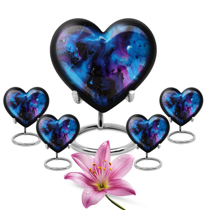 Personalized Galaxy Cremation Urn for Mom - 10-inch, 200 cu in - Yatskia