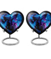 Galaxy Heart Urn For Ashes