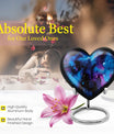 Galaxy Heart Urn For Ashes