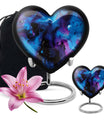 Galaxy Heart Urn For Ashes