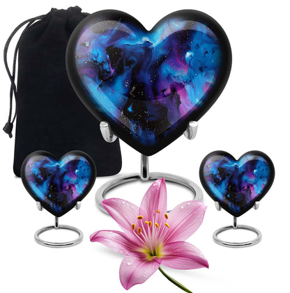 Personalized Galaxy Cremation Urn for Mom - 10-inch, 200 cu in - Yatskia