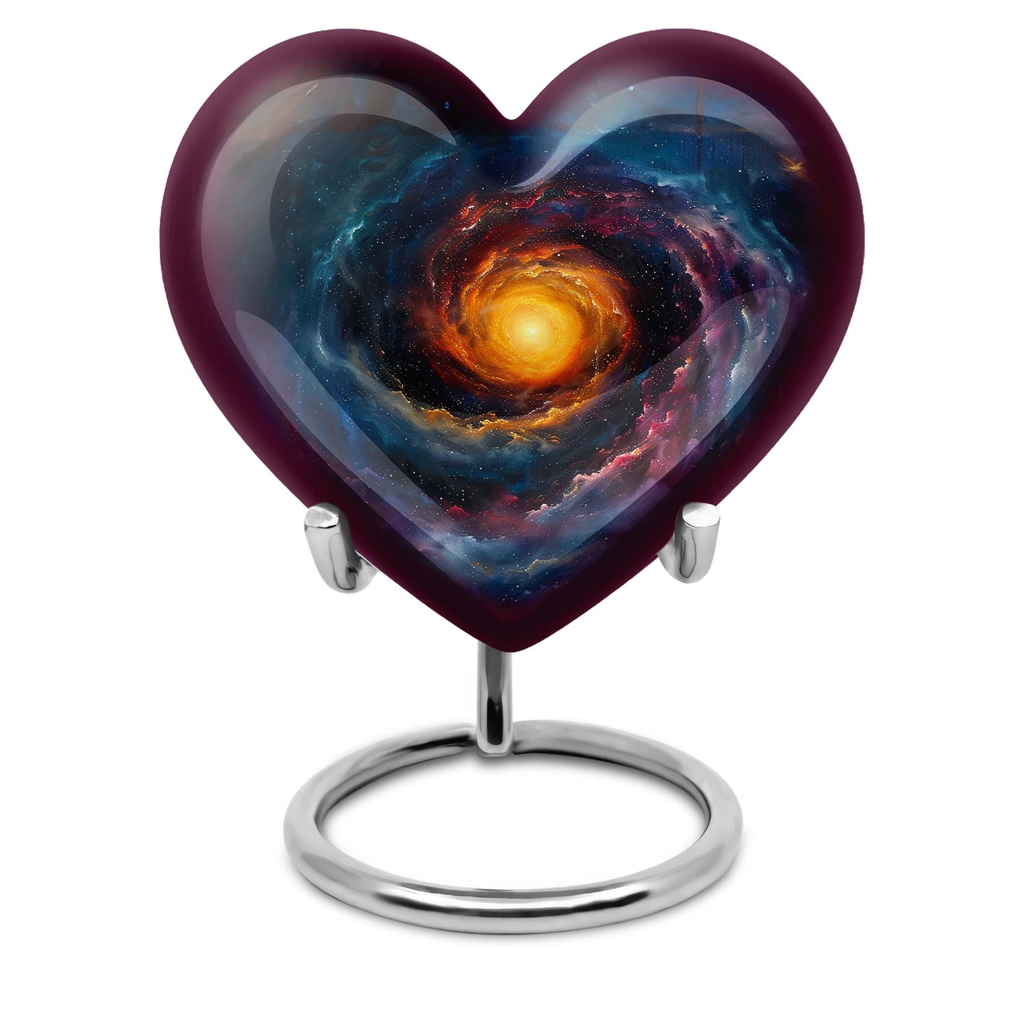 Personalized Galaxy Memorial Urn for Mom - 10-inch, 200 cu in - Yatskia