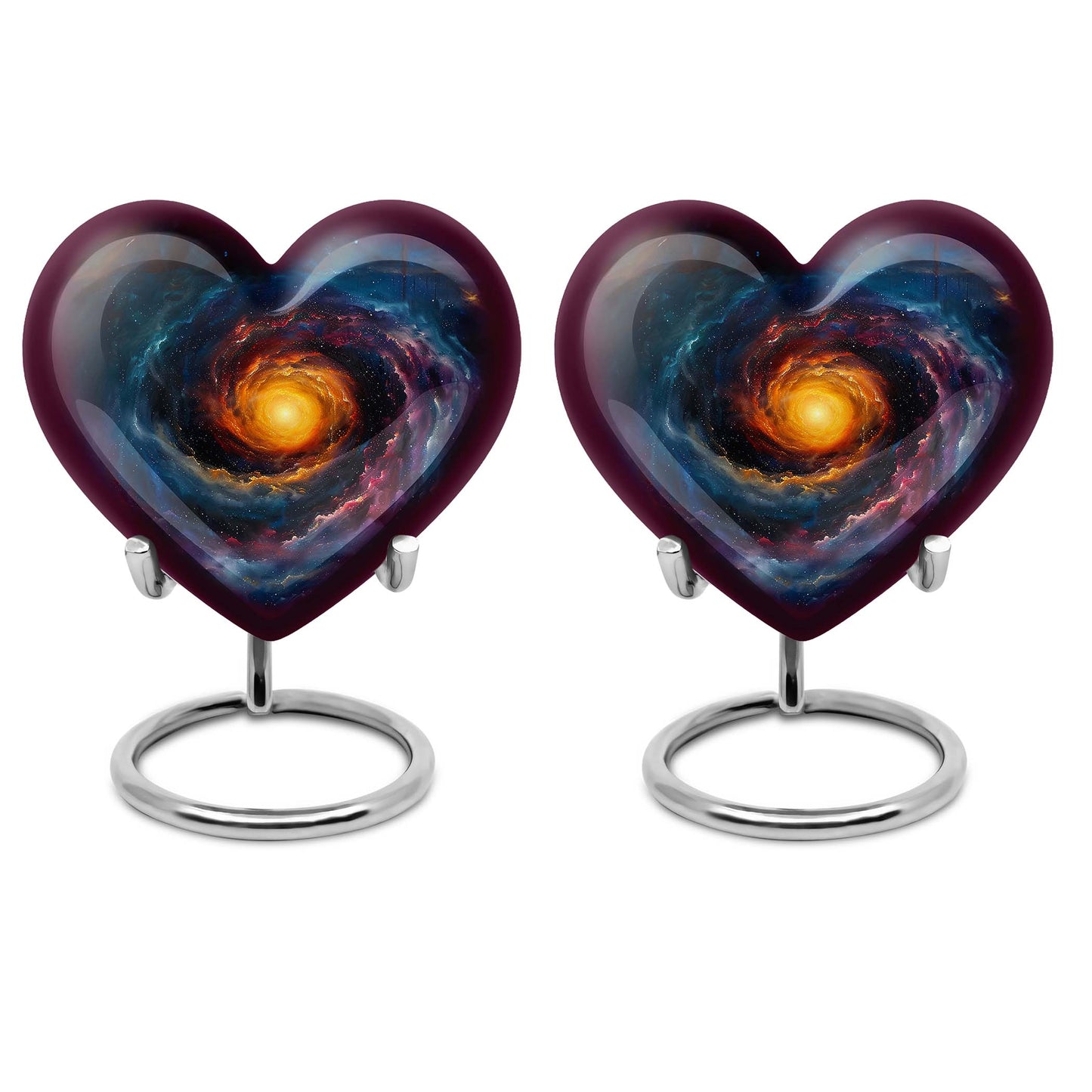 Personalized Galaxy Memorial Urn for Mom - 10-inch, 200 cu in - Yatskia