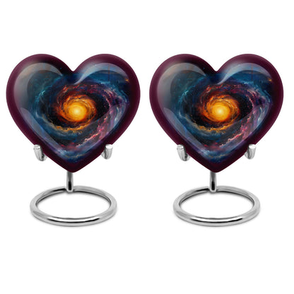 Personalized Galaxy Memorial Urn for Mom - 10-inch, 200 cu in - Yatskia
