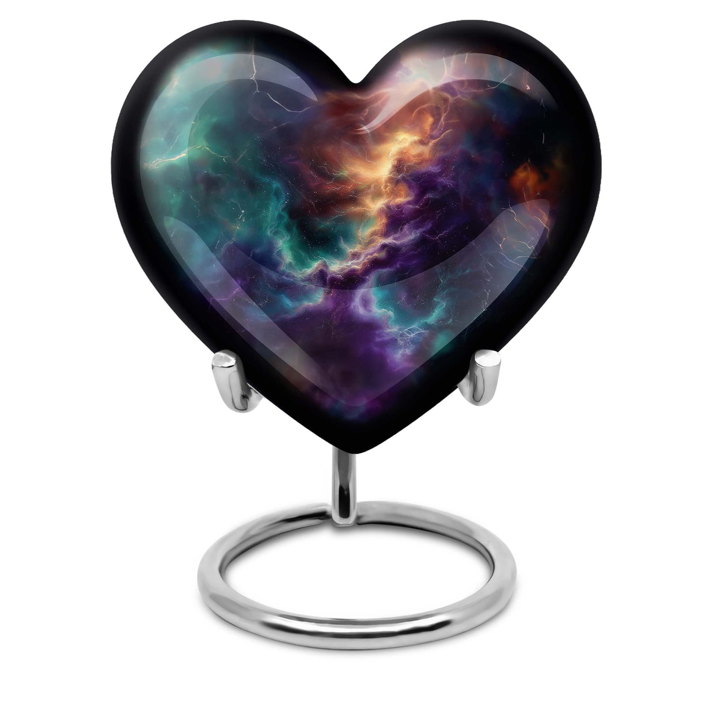 Personalized Galaxy Cremation Urn for Men & Women - 10-inch, 200 cu in - Yatskia