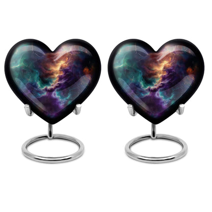 Personalized Galaxy Cremation Urn for Men & Women - 10-inch, 200 cu in - Yatskia