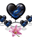Galaxy Memorial Ashes Urn For Funeral - Artistic Galaxy Cremation Urn