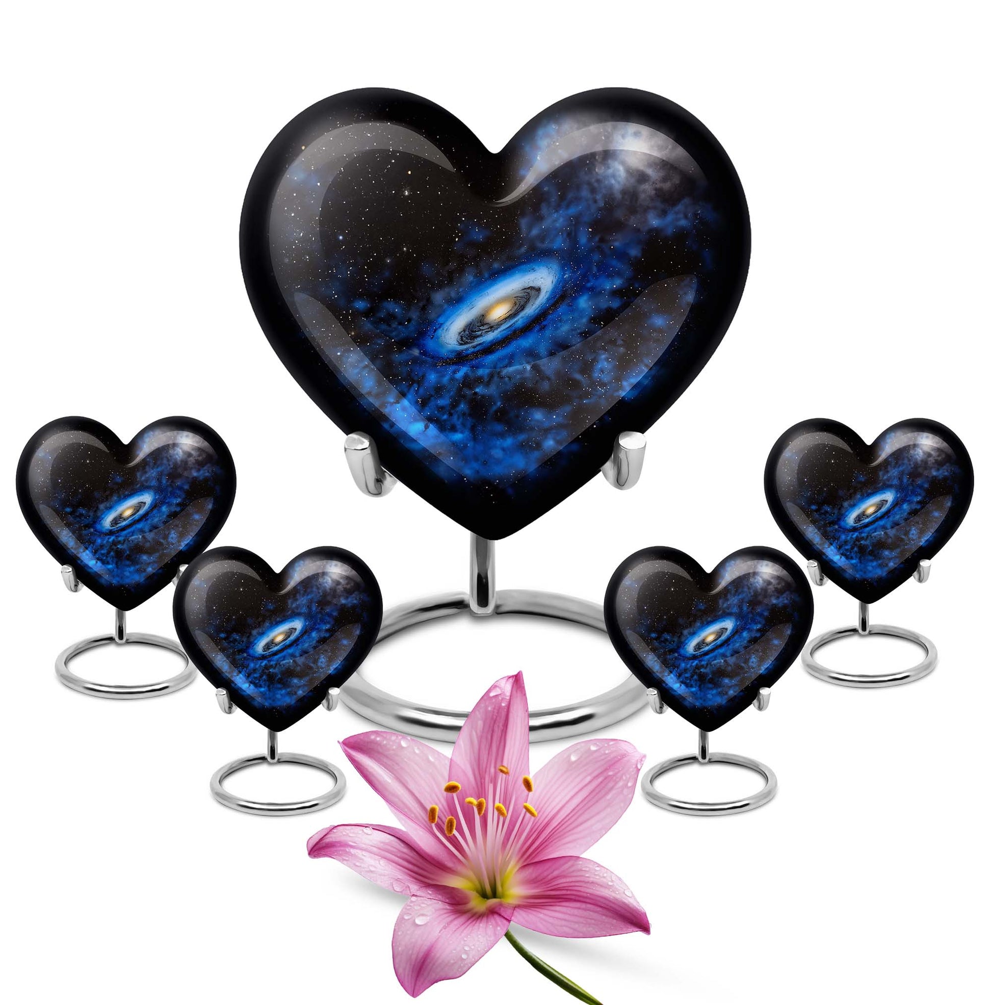 Galaxy Memorial Ashes Urn For Funeral - Artistic Galaxy Cremation Urn
