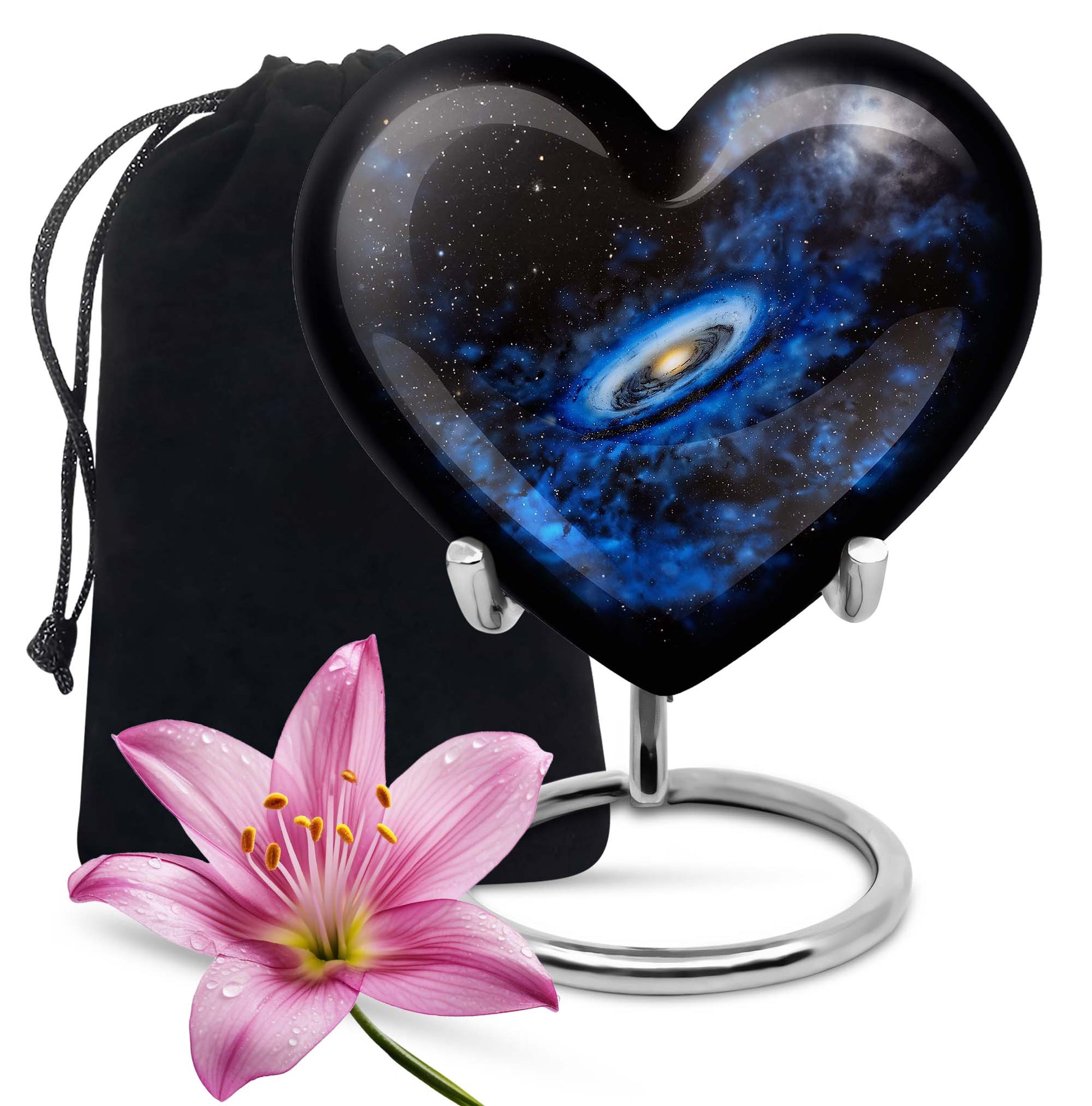 Galaxy Memorial Ashes Urn For Funeral - Artistic Galaxy Cremation Urn