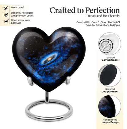 Galaxy Urn for women's ashes