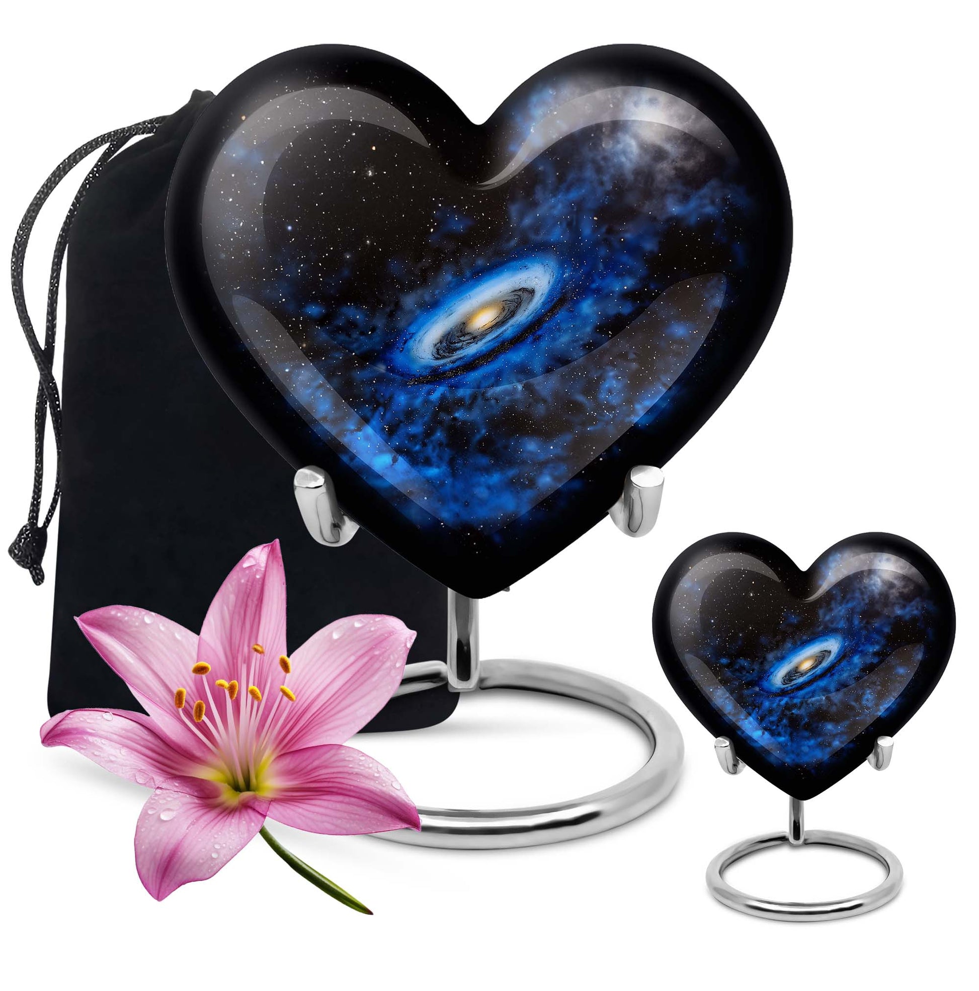 Galaxy Memorial Ashes Urn For Funeral - Artistic Galaxy Cremation Urn