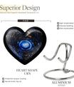 Galaxy Urn; Heart-shaped
