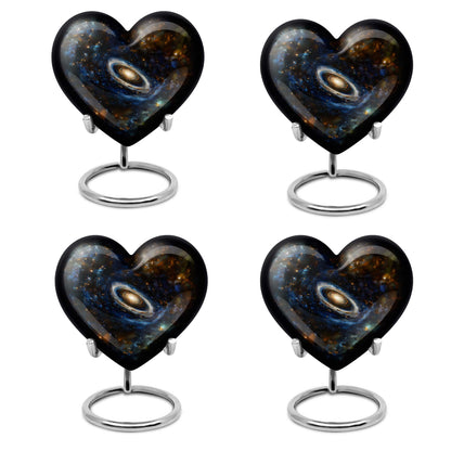 Personalized Galaxy Cremation Urn for Adult Male - 10-inch, 200 cu in - Yatskia