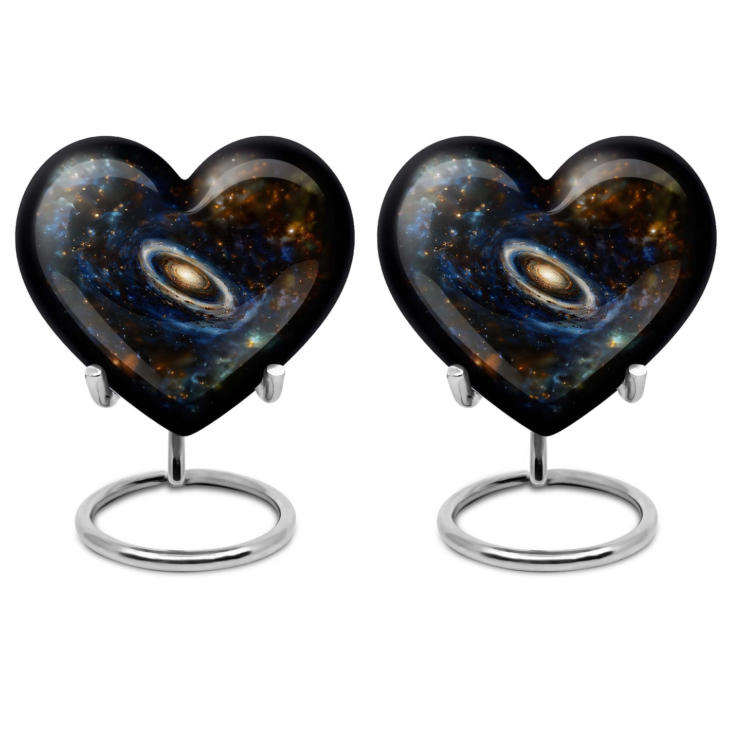 Personalized Galaxy Cremation Urn for Adult Male - 10-inch, 200 cu in - Yatskia