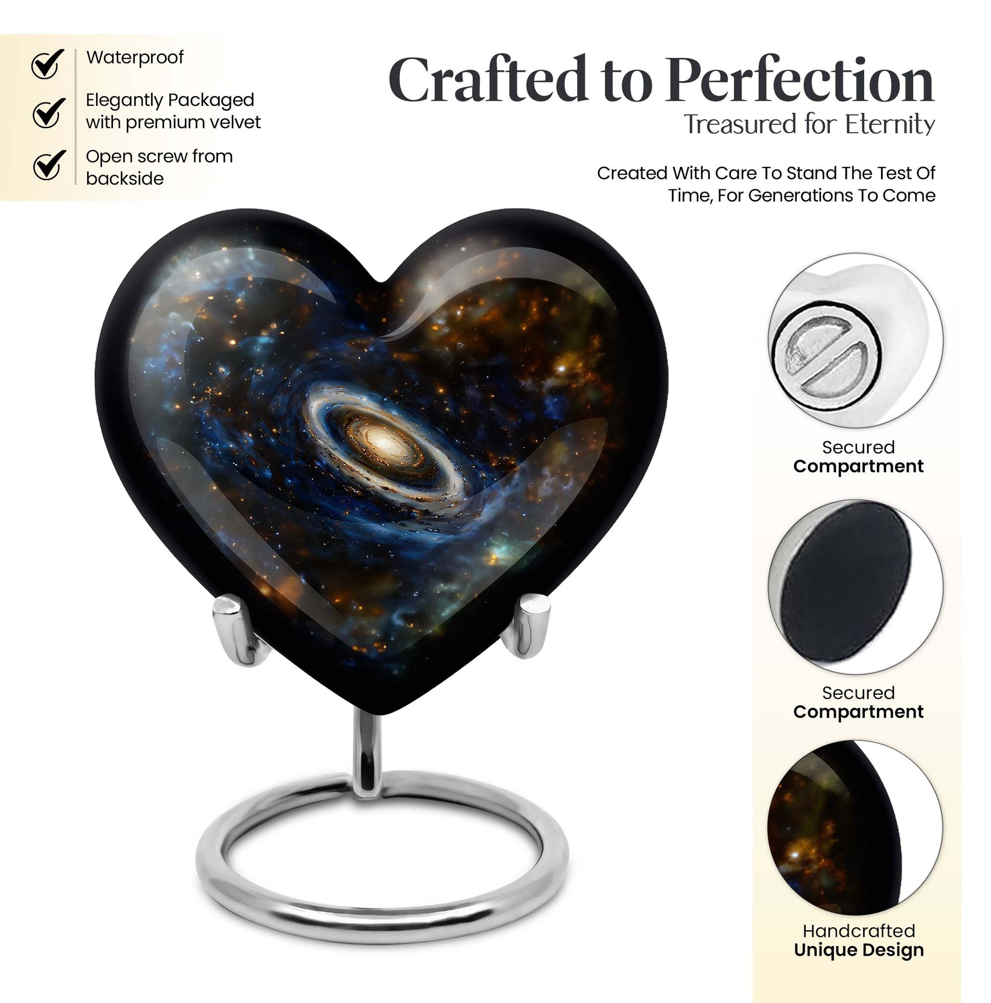 Large 10-inch personalized Galaxy Urn 