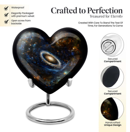 Large 10-inch personalized Galaxy Urn 