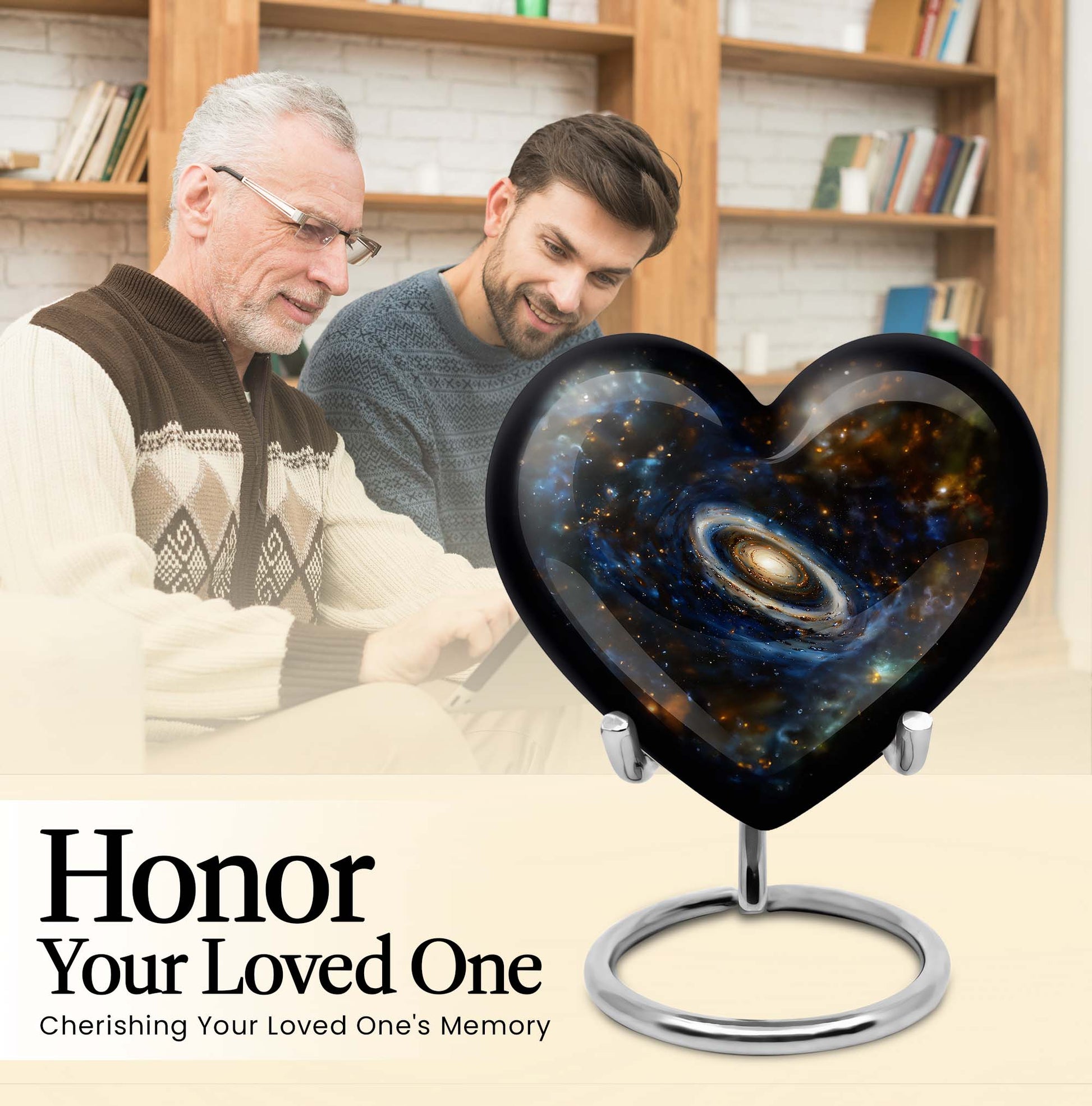 Large 10-inch personalized Galaxy Urn 