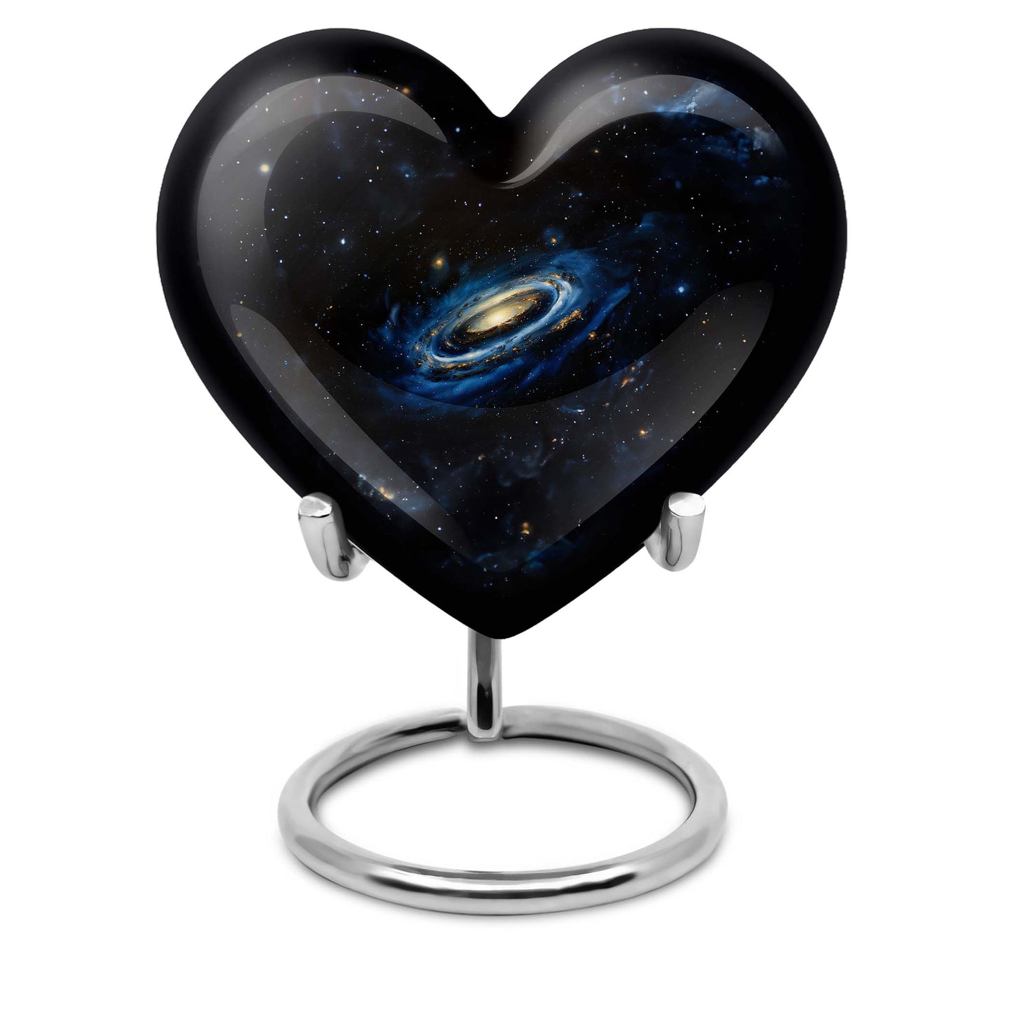 Personalized Galaxy Memorial Urn for Human Ashes - 10-inch, 200 cu in - Yatskia