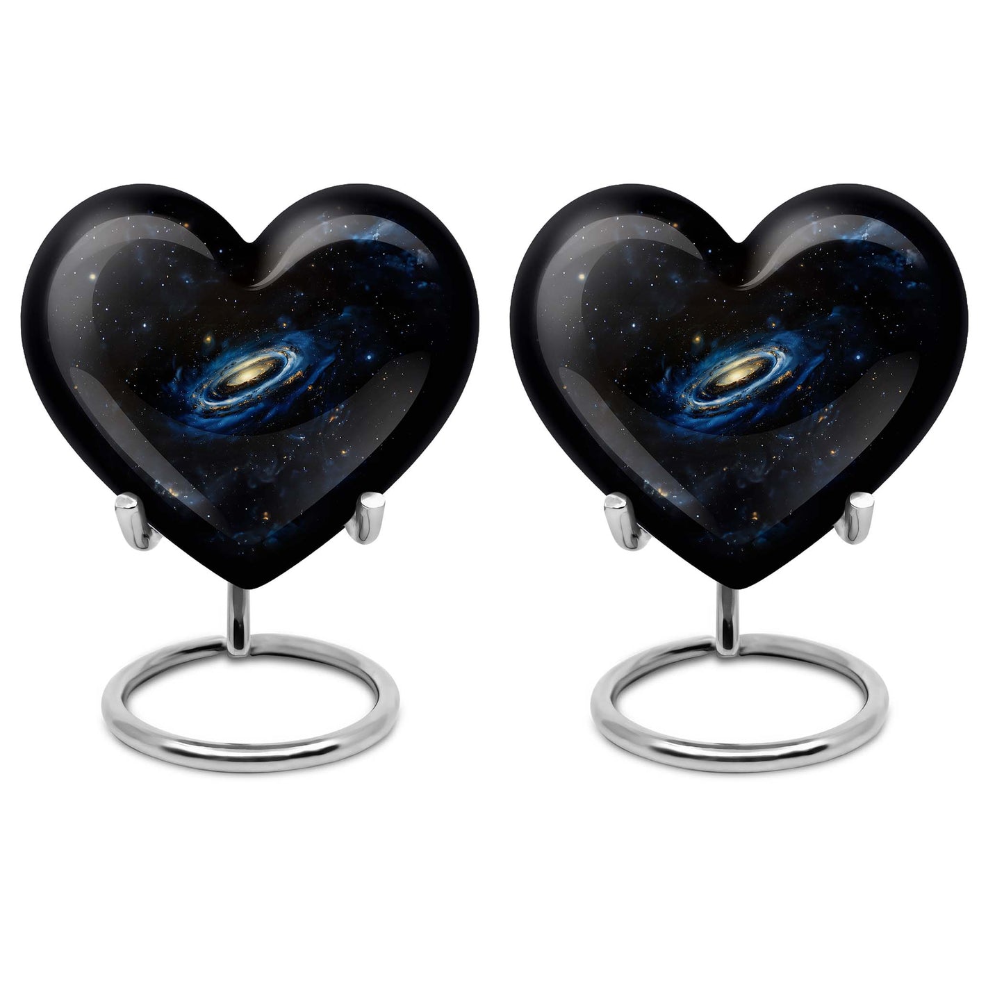 Personalized Galaxy Memorial Urn for Human Ashes - 10-inch, 200 cu in - Yatskia