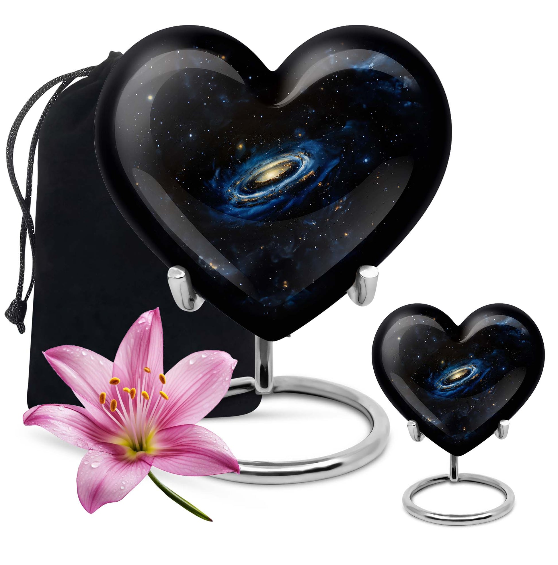 Milky Way Galaxy Funeral Urns For Ashes - Outer Space Memorial Urn