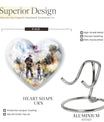 Heart Design Fishing Urn for Adult Human Ashes