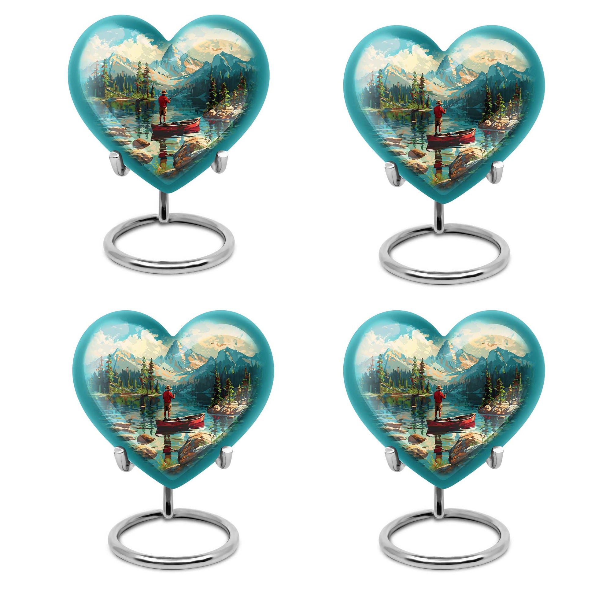 Fishing Boat Memorial Urn For Ashes - Artistic Cremation Urn For Funeral