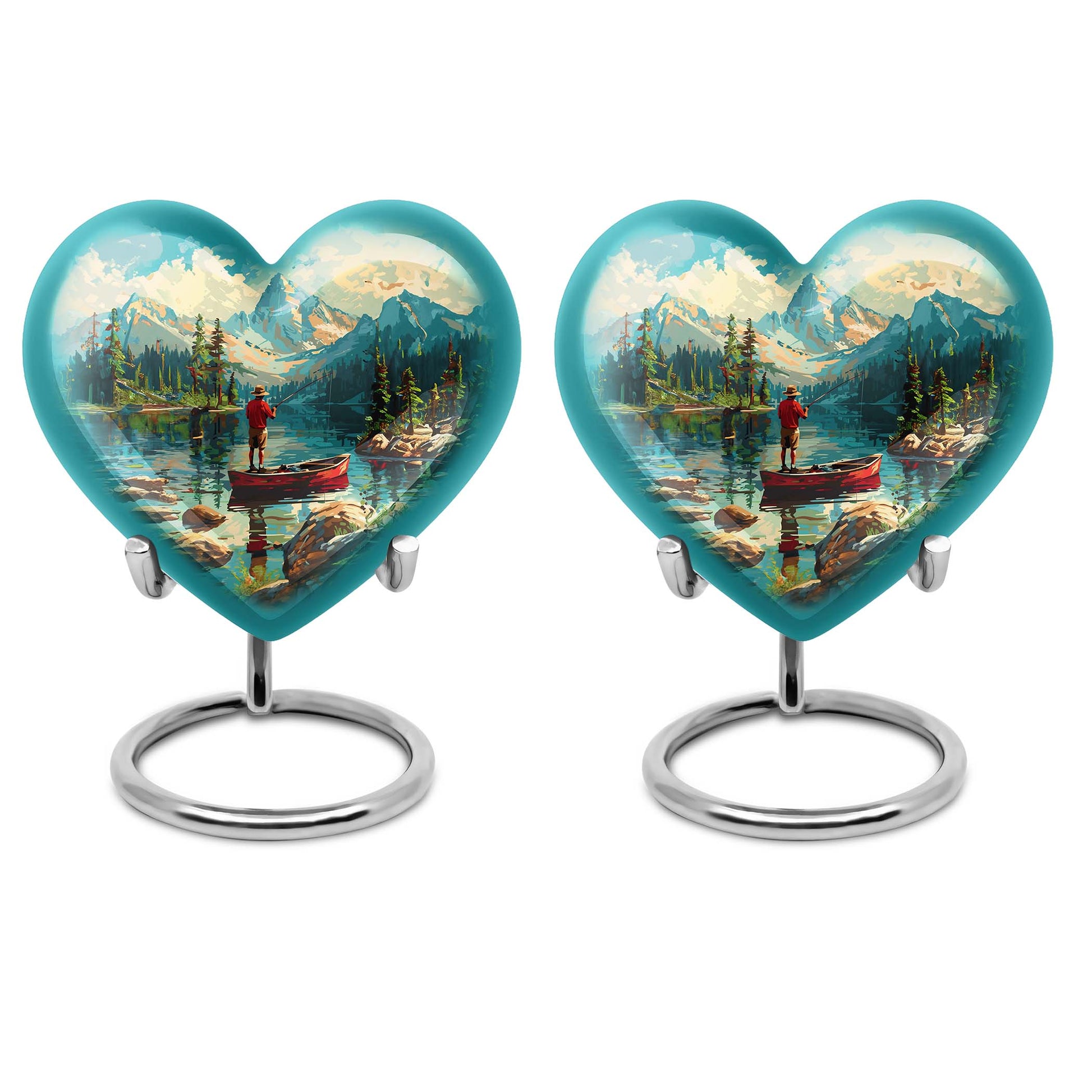 Fishing Boat Memorial Urn For Ashes - Artistic Cremation Urn For Funeral