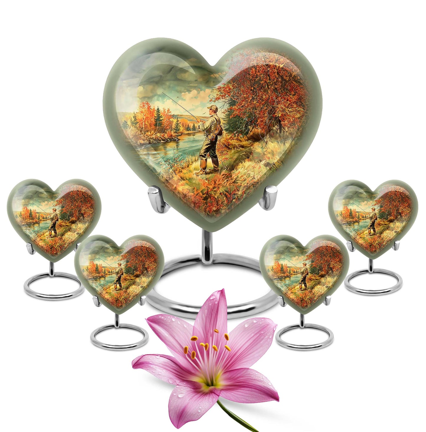 Personalized Fish Cremation Urn for Pet Ashes - 10-inch, 200 cu in - Yatskia