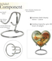 heart-shaped Fishing memorial urn