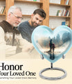 Heart-shaped fishing urn