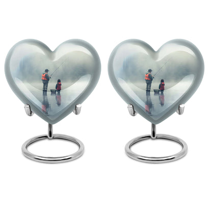 Heart-design Fishing Urn