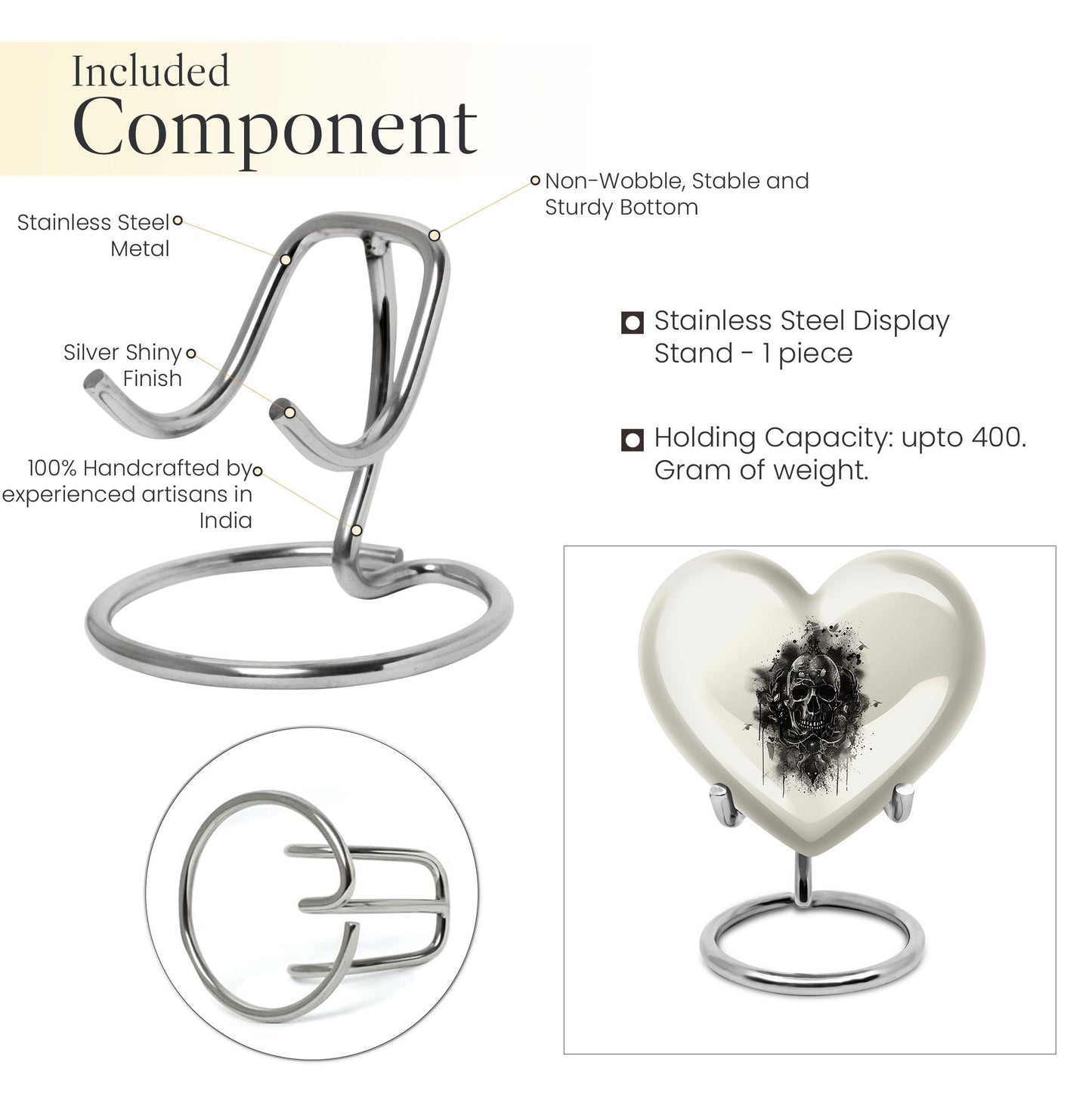 Catholic Heart Urn