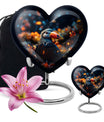 10-inch abstract design heart-shaped Toucans 