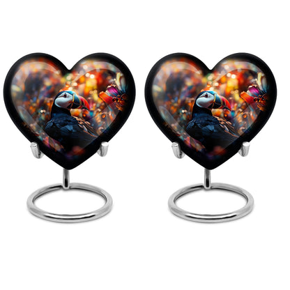 Toucans Heart Urn