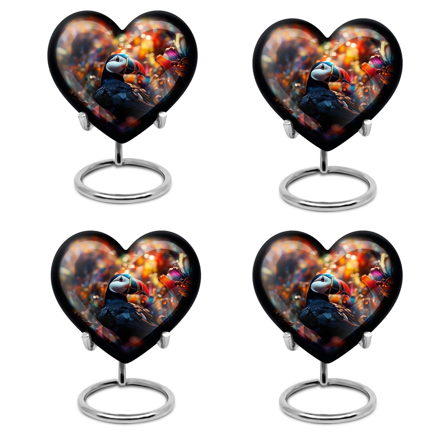Toucans Heart Urn