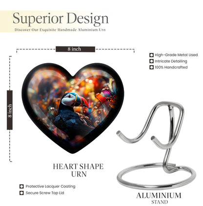 Toucans Heart Urn