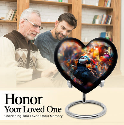 Toucans Heart Urn