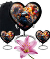 Toucans Heart Urn
