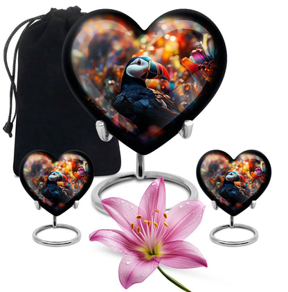 Toucans Heart Urn