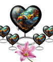 Heart Toucans Urn for adult male ashes