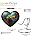 Heart Toucans Urn for adult male ashes